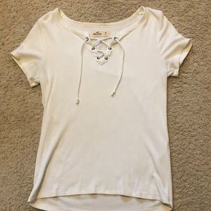 Hollister white tee